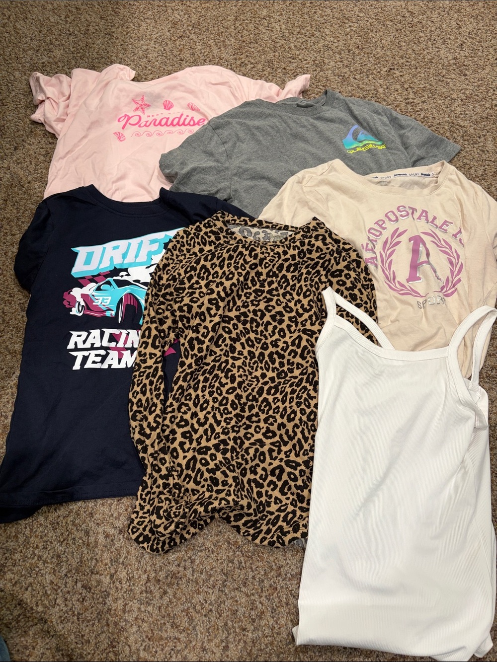 Leopard Print Long Sleeve Top - Kids